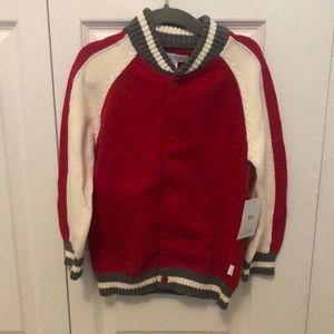 Giggle Knit Varsity Jacket Unisex